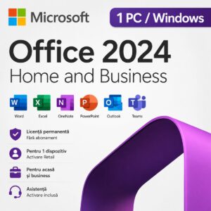 Microsoft Office 2024 Home and Business pentru Windows