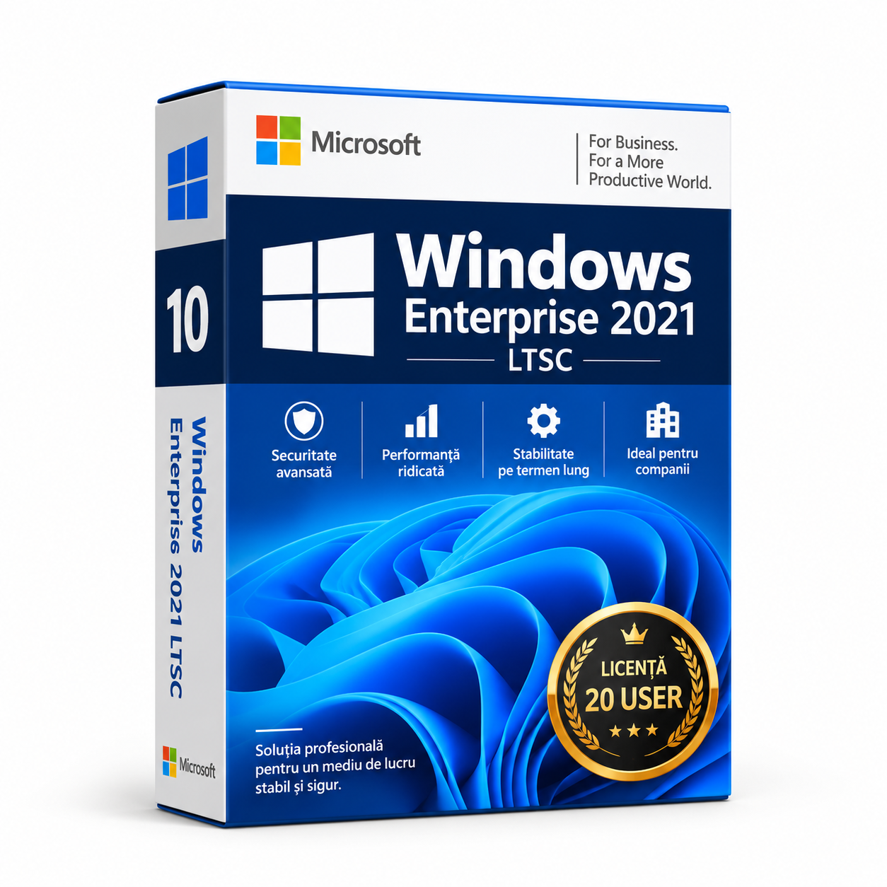Windows 10 Enterprise LTSC 2021 Licență 20 User